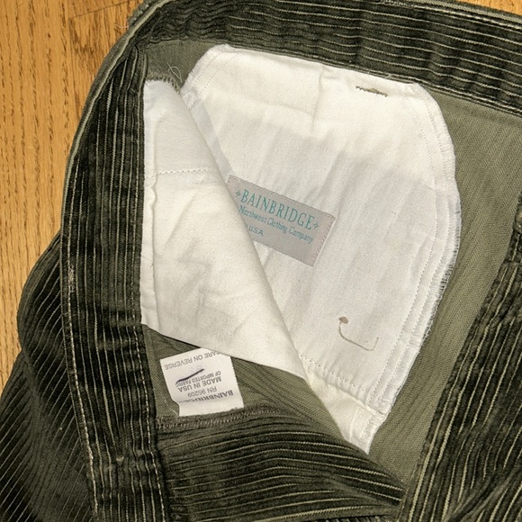 Vintage Bainbridge Corduroy Pants in Green - Picture 4 of 5